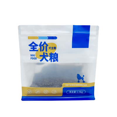 acheter 1.5kg Sacs d'essai pour animaux de compagnie avec fermeture à glissière à fond plat online manufacture