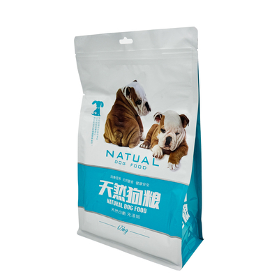 acheter Boîte vide personnalisée à fermeture à glissière à nouveau verrouillable 50 Lb Sac de nourriture sèche pour chat avec trou suspendu online manufacture