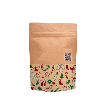 acheter Papeterie kraft brune écologique biodégradable, sacs debout avec fermeture à glissière pour emballage alimentaire online manufacture