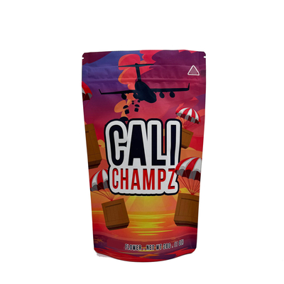 acheter 28g Mylar poupées debout résistantes aux enfants avec fermeture à glissière à l'épreuve des enfants pour les collations bonbons gomme et herbes emballage online manufacture