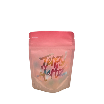 acheter Des sacs holographiques recouvertables en plastique de couleur dégradée résistant aux enfants pour les bonbons online manufacture