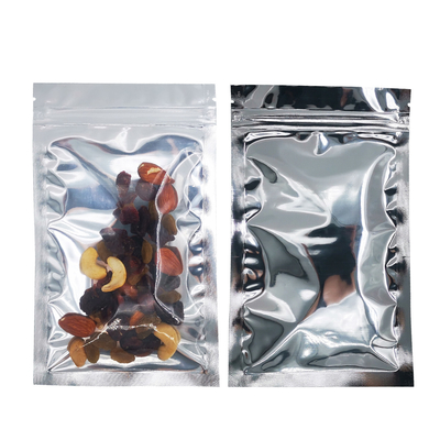 acheter Fermeture thermique étanche à l'air Poche debout en aluminium Foil Mylar pour le stockage des aliments avec fermeture à glissière et encoches déchirantes online manufacture