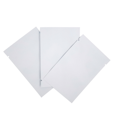 acheter Foil d'aluminium enduit de lines de fermeture à vide 3 côtés Mat blanc sac Mylar Pouch pour nourriture, collations, accessoires Emballage online manufacture