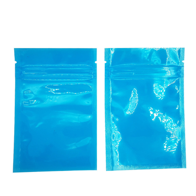 acheter Sacs de fermeture à glissière translucides bleus et plats sur mesure pour les aliments, les collations, les bonbons et les emballages de biscuits online manufacture
