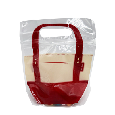 acheter Design de sac à main en plastique Poches à fermeture à glissière pour l'emballage de nourriture Cookies Bonbons Fruits online manufacture