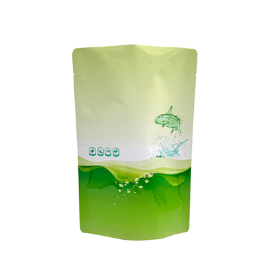 acheter Design personnalisé en aluminium stratifié en vert Stand Up pouch avec haute propriété de barrière online manufacture