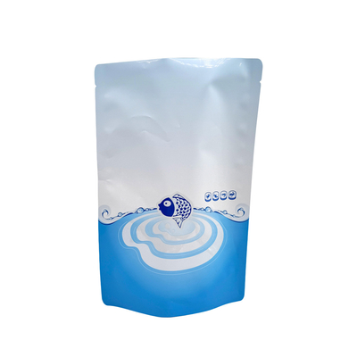 acheter 120 microns revêtement en papier bleu alimentaire personnalisé sacs debout pour l'emballage des aliments frais et savoureux online manufacture