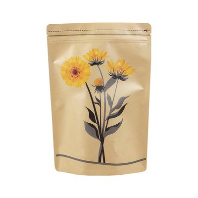 acheter Foil d'aluminium en plastique personnalisé stratifié Stand Up Kraft Zip Lock Pouch pour les aliments secs online manufacture
