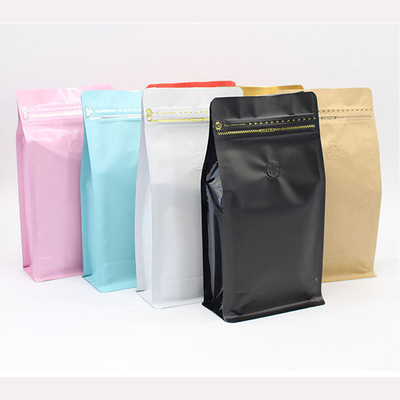 acheter FDA approuve des sacs à café à fond plat avec soupape online manufacture