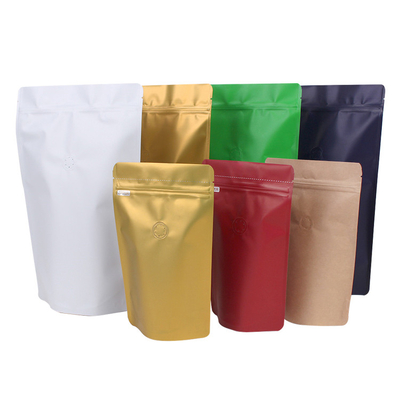 acheter Sacs de café debout haut de gamme avec vanne de dégazage pour l'emballage des grains de café, du café moulu, des feuilles de thé online manufacture