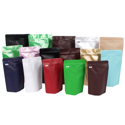 acheter Sacs à café étanches à l'air frais, recouverts de papier d'aluminium et recouverts de dégazage online manufacture