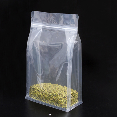 acheter Porte-bagages à fond plat, transparents, transparents, à haute résistance, poubelles, sacs à fermeture à glissière ré-verrouillable pour les aliments online manufacture