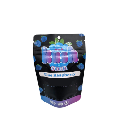 Stand Up Childproof Ziplock Pouches Mylar Weed Bags avec une feuille d'aluminium linée pour 3,5 grammes de bonbons de mauvaises herbes
