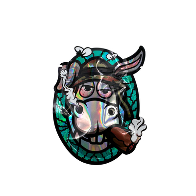 OX en forme de feuille d'aluminium recouverte de fermeture à glissière plat sac 1 grammes sacs pour les fleurs bonbons emballage