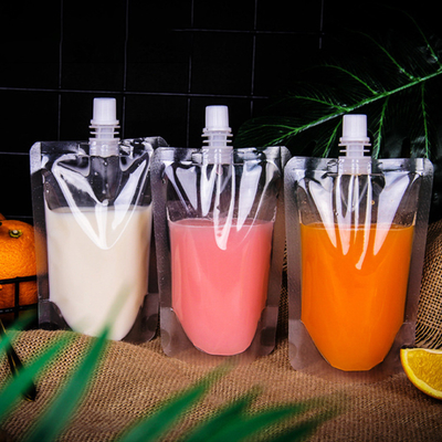 Sacs à ressort à haute résistance et à couvercle réutilisable pour emballage de boissons
